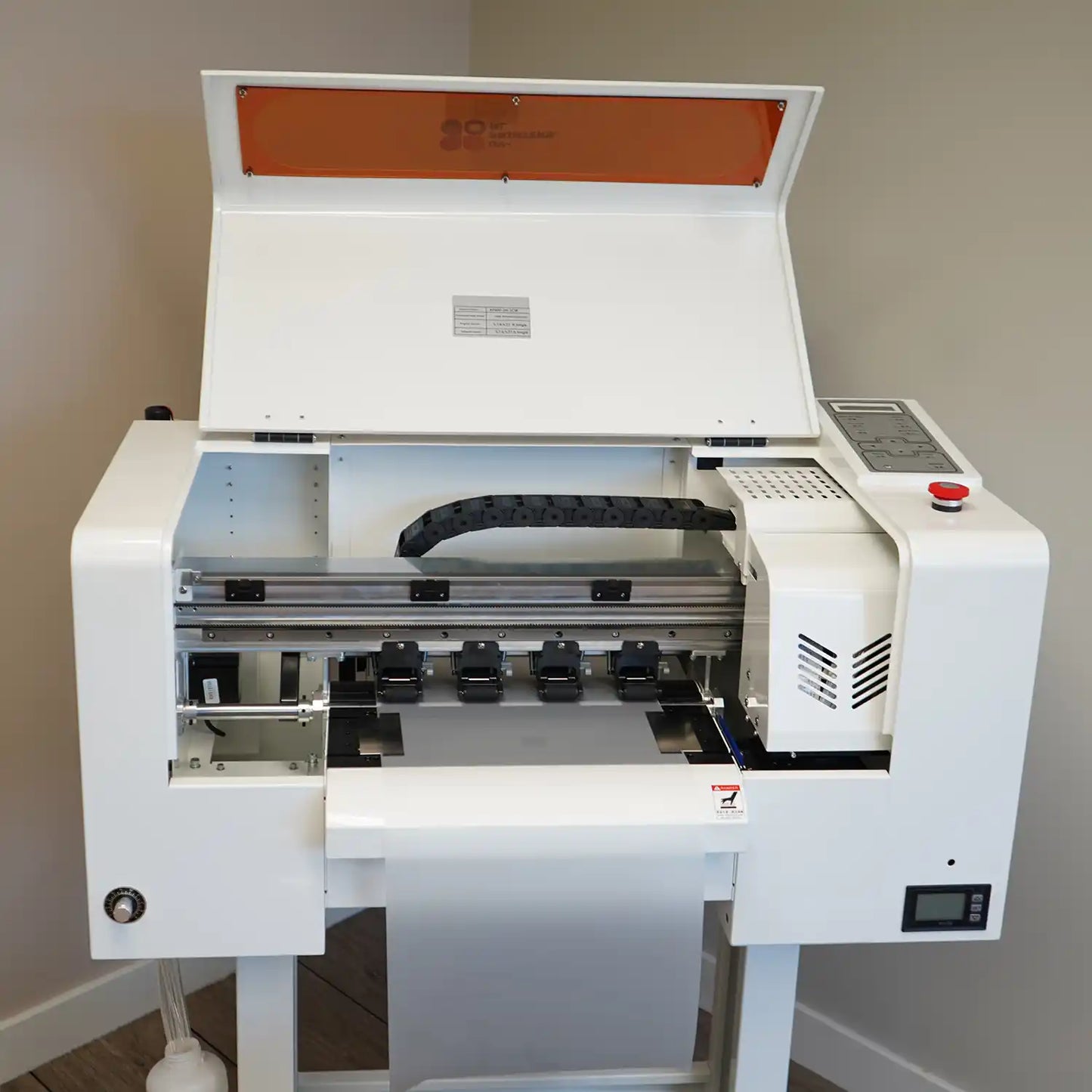 DTF-Drucker 300 mm breit – inkl. Transferpresse.