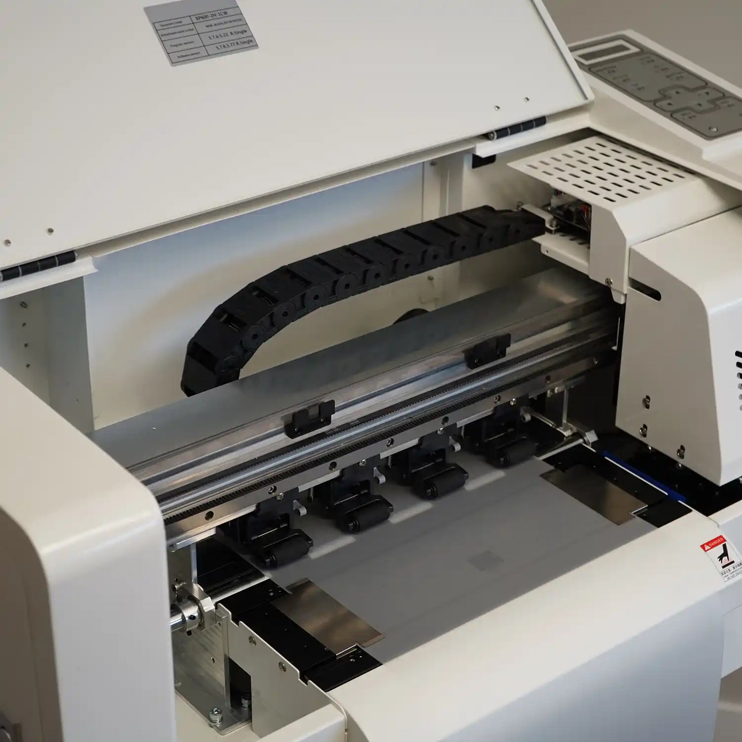 DTF-Drucker 300 mm breit – inkl. Transferpresse.