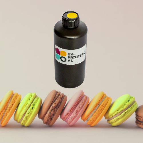 1 Bottle of edible UV ink for UV printer (CMYK)