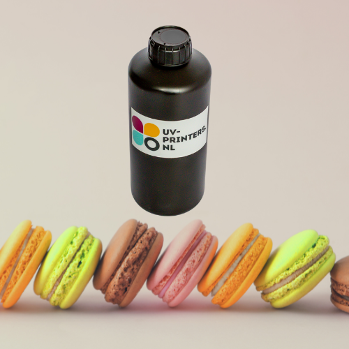 1 Bottle of edible UV ink for UV printer (CMYK)