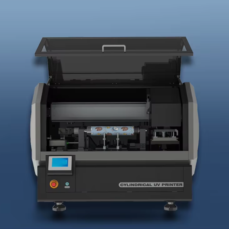 Hochgeschwindigkeits-UV-Rotationsdrucker für Zylinderformen.